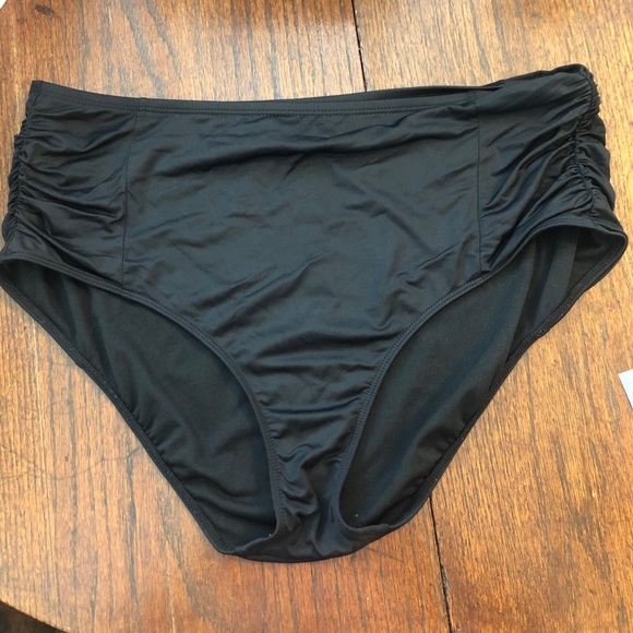 Other - High Waisted Black Swim Bottoms